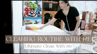 CLEANING ROUTINE WITH ME || Home in the village and house cleaning || cleaning motivation