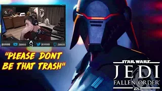 Shroud reacts to Star Wars Jedi Fallen Order — Reveal Trailer