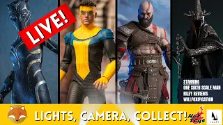 Hot Toys Black Panther, SooSoo Toys Invincible, Collecting Statues | Lights, Camera, Collect!