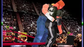 WWF WrestleMania 2000 (N64 / Nintendo 64) -HHH Vs The Rock- No DQ- Vizzed.com GamePlay