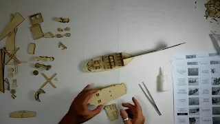 Black Hawk Wood Model Kit Assembly Video LazerModels