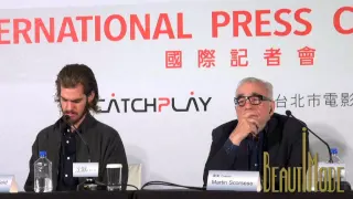 Martin Scorsese on casting Andrew Garfield in 'Silence' 20150504 'Silence' Int. Press Conference