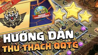 CÁCH ĐÁNH 3 SAO CHẤP 34 LÍNH THỬ THÁCH QUÁN QUÂNTHẾ GIỚI Clash of clans | Akari Gaming