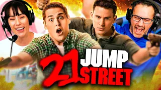 21 JUMP STREET (2012) MOVIE REACTION!! FIRST TIME WATCHING! Full Movie Review