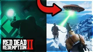 Red Dead Redemption 2 - Secrets & Easter Eggs Live! - UFOs, Bigfoot, Pirates & More  [PS4]