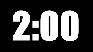 2 MINUTE TIMER | LOUD ALARM  ⏰