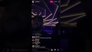 Drake Playing Weeknd On IG Live