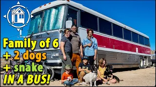 Buslife Family - Teen son lives in the luggage compartment w/ pet snake 🐍 🚍