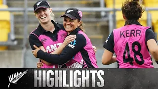 Rowe Catch Sparks India Collapse | HIGHLIGHTS | WHITE FERNS v India | 1st T20, 2019