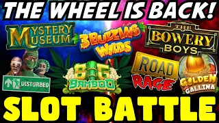 THE WHEEL IS BACK!! -  SUNDAY SLOTS BATTLE - IS IT BOB OR TOM TAKING HOME THE BIG WIN??