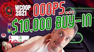 MISCLICKED and registered for $10,000 POKER TOURNAMENT ♣ WCOOP 2021