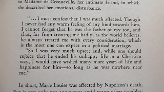 Reading Napoleon And His Son Pierre Nezelof Ch39-42