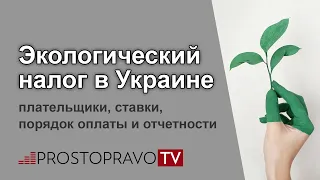 Экологический налог в Украине: плательщики, ставки, порядок оплаты и отчетности