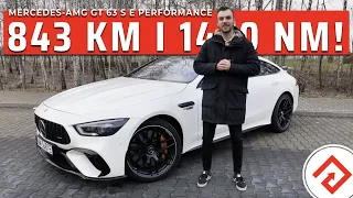 Limuzyna (prawie) jak Bugatti – Mercedes-AMG GT 63S E–Performance