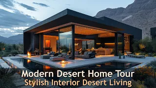 Sleek Lines, Cozy Spaces: Modern Desert Home Tour