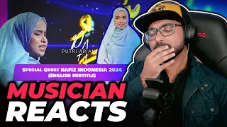 Musician Reacts to Putri Ariani - Special Guest for HAFIZ INDONESIA 2024 Full (English Subtitle)