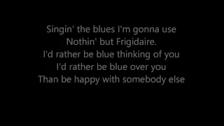 I'd rather be blue - Barbra Streisand Lyrics