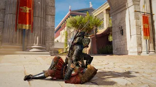 Stealth clearing Roman Akropolis & Flavius Boss Fight, AC Origins