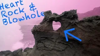 Heart Shaped Rock and Blowhole in Hawaii !!