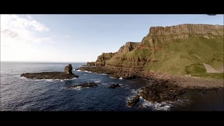 The Giants Causeway - Northern Ireland By Drone