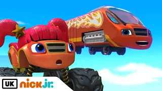 Sparkle & Blaze Take A Shortcut | Blaze and the Monster Machines | Nick Jr. UK