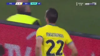 Генрих Мхитарян забил свой первый гол в составе Интера