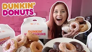 TRYING EVERY DUNKIN' DONUTS DONUT!