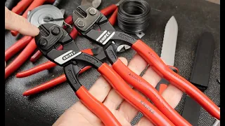 Knipex Bolt Cutter Unboxing: The CoBolt XL 7101250 with straight jaws or non-recessed knives.