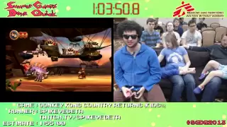 Donkey Kong Country Returns :: SPEED RUN (1:37:26) *Live at #SGDQ 2013* [Wii]