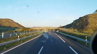 La Rioja desde la cabina de un camión