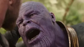 Thanos Vs Thor   Fight Scene   Thanos Snaps His Fingers   Avengers Infinity War 2018 Movie CLIP HD00