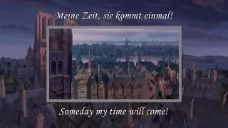 The Hunchback Of Notre Dame - Out There - German + Translation