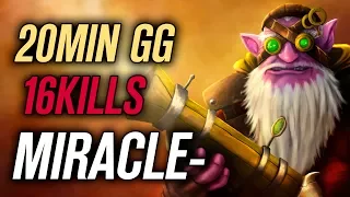 Liquid Miracle  • Dwarf Sniper • 16 Kills — Pro MMR Gameplay Dota 2