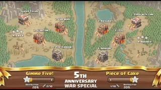 Clash of Clans - 5th Anniversary War Special RECAP!