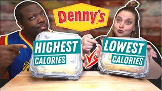 Trying the Highest & Lowest Calorie Items from Denny's [Food Review]