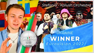 French reacts to the WINNER of Eurovision 2022: UKRAINE with Kalush Orchestra and "Stefania"