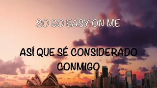 ADELE- EASY ON ME  (LYRICS ENGLISH & SPANISH)