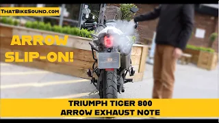 Triumph Tiger 800 XRT (2018-ON) ARROW SLIP-ON Revving | Engine Sound & Exhaust Note