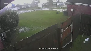 West Mobile tornado captured on home surveillance cameras - 1079603-1