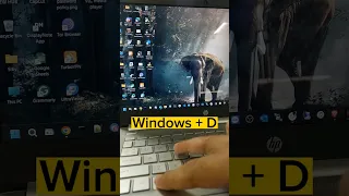 Shortcut Key for Minimize and Maximize open all windows  #windows #ai #computer