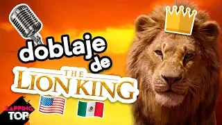 10 Voces de EL REY LEÓN (El doblaje en Inglés y Latino) 🎤🦁👑