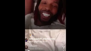 MESSIE CEE THE TRISEXUAL SCAMMER DISTURBING IN BED LIVE