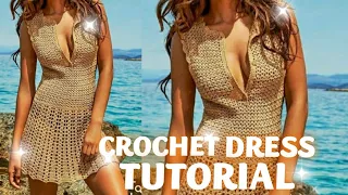 Crochet Dress Tutorial | Crochet Tutorial | PART 1 | CJ Crochet