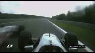 Mika Hakkinen vs Michael Schumacher at Belgium GP 2000