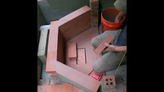 Brick fireplace construction | Episode 5:  Building the firebox