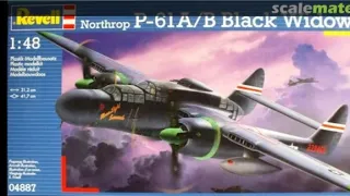 P-61 Black Widow 1:48 kit review!(Model Kit Monday Vlog)