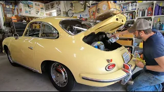 Porsche 356 Oil Change and Drive to the Beach