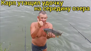 Рыбалка в Беларуси 2022. Рыбалка в августе. Озеро Соловьи  заставила вплавь догонять удочку.....