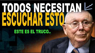 ESTE es el TRUCO, todos Necesitan escuchar esto /Charlie Munger en Español / Crisis económica 2023