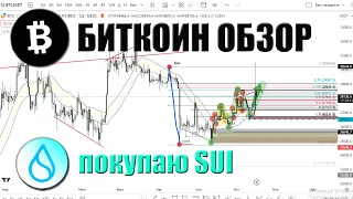 БИТКОИН ОБЗОР. Покупаю SUI по 0.4021 в Портфель Бомжа